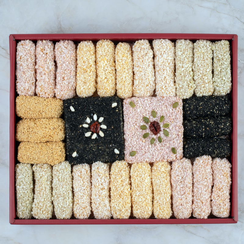 강릉무진장한과,[특가세일]강릉무진장한과  선물세트  꽃수를담다 2호(고급보자기포장)