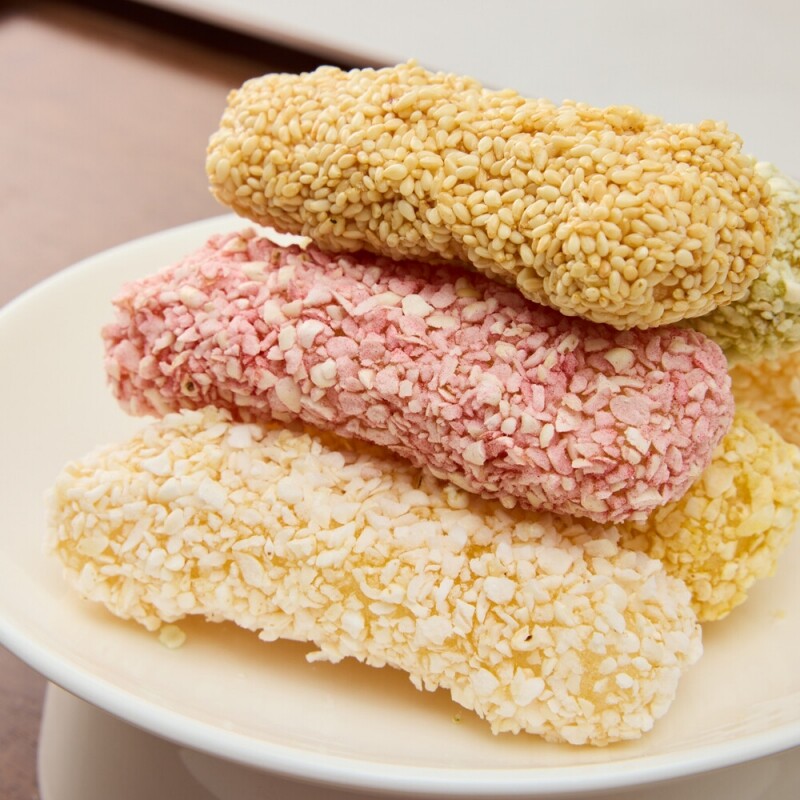 강릉무진장한과,강릉무진장한과  춘천한지대 선물세트(인디핑크 고급보자기*노리개)